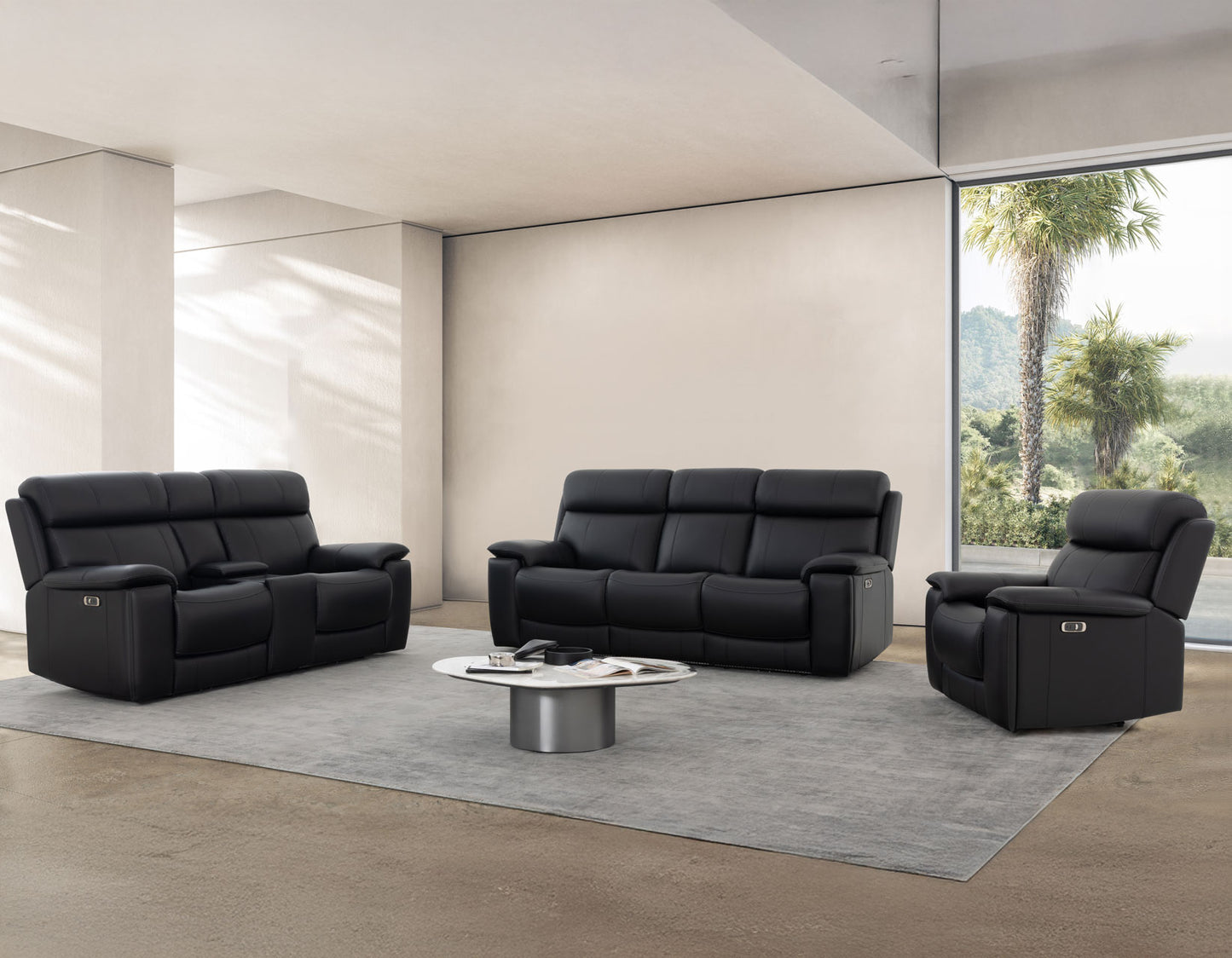 Zenith Power Home Theater Recliner with Built-in Speakers, Lighting and Vibration
