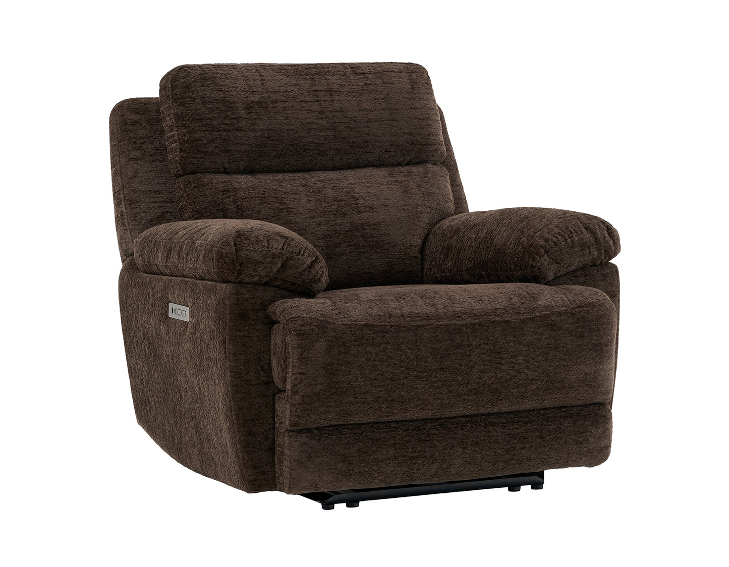 Gatlin Brown Fabric Dual-Power Recliner