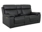 Zenith Power Home Theater Reclining Console Loveseat, Built-in Speakers, Vibration