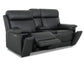 Zenith Power Home Theater Reclining Console Loveseat, Built-in Speakers, Vibration