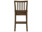 Joplin Solid Wood 24″ Farmhouse Counter Stool, Walnut Finish