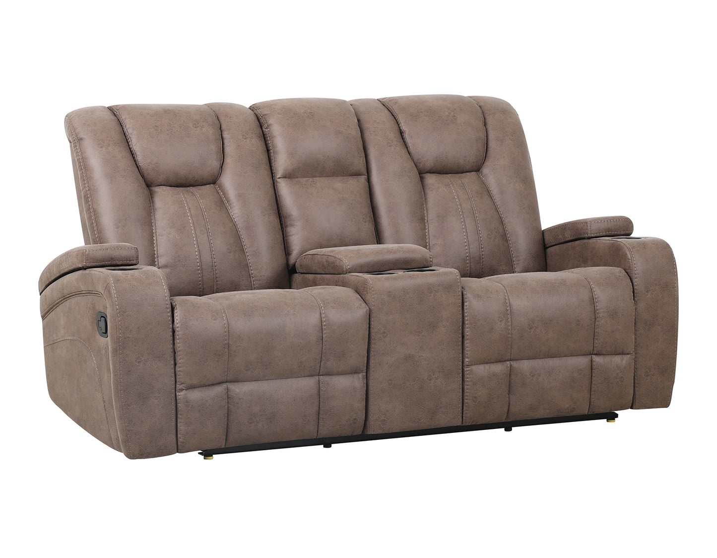 Marlow Console Loveseat, Manual Reclining, Sand