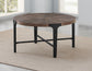 Chevron, 36-inch Round Cocktail Table
