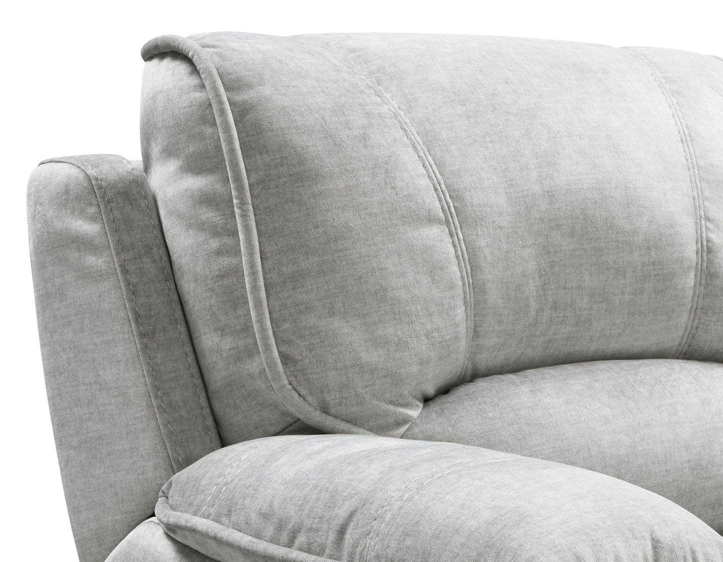 Olsen Recliner, Dual-Power Zero-Gravity, Silver