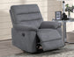 Cozy Glider Recliner, Manual, Gray