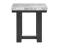 Artemis End Table, Gray Marble Top