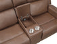 Barron Console Loveseat, Manual Reclining, Brown