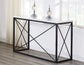 Skyler, Sofa Table, White Marble Top