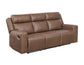 Barron Sofa, Manual Reclining, Brown