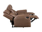Barron Sofa, Manual Reclining, Brown