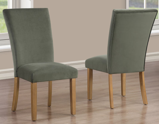 Artemis Side Chair, Green Velvet