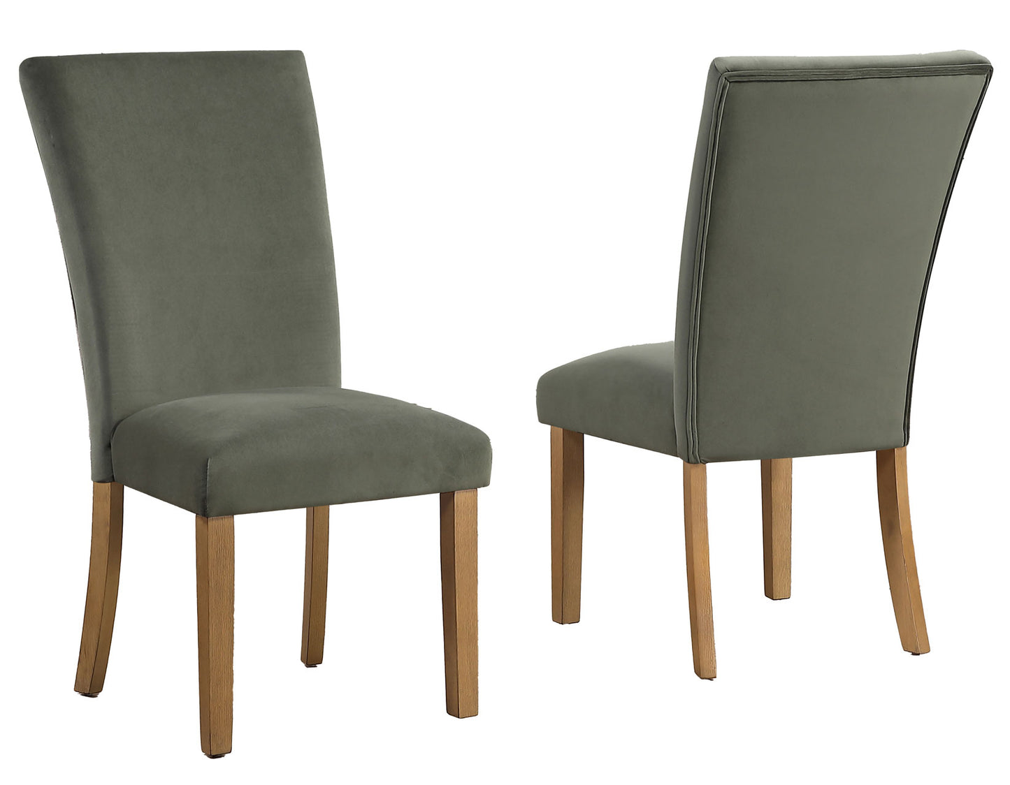 Artemis Side Chair, Green Velvet