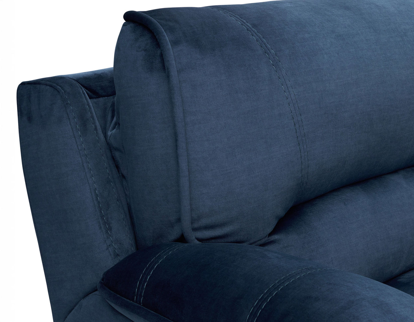 Olsen 6-Piece Sectional, Dual-Power Zero-Gravity Reclining, Indigo