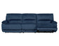 Olsen Sofa, Dual-Power Zero-Gravity Modular Reclining, Indigo