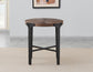 Chevron, 22-inch Round End Table
