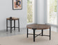 Chevron, 22-inch Round End Table
