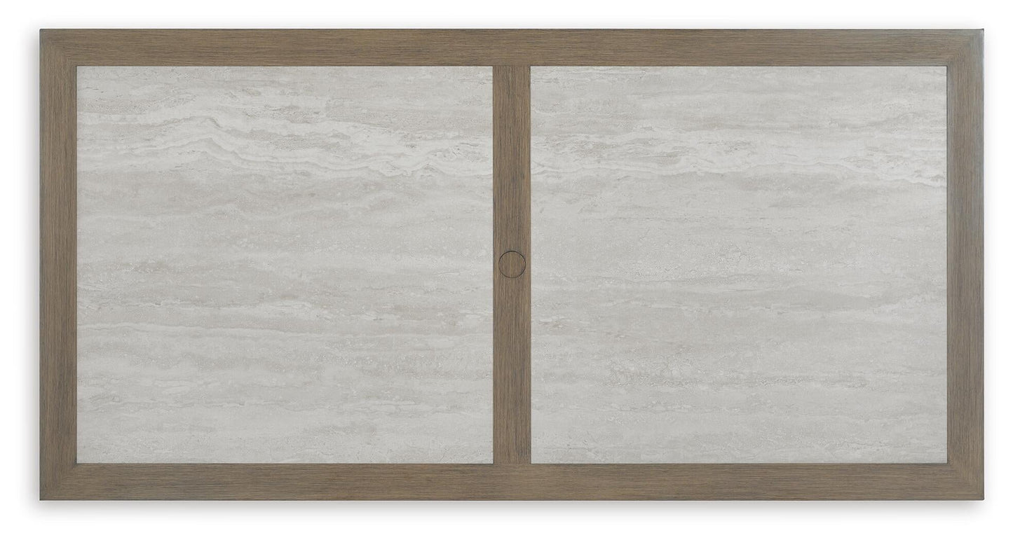 Rainier Ranch RECT Dining Table w/UMB OPT