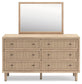 Cielden King Panel Headboard, Dresser, Mirror, Chest and Nightstand