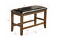 FULTON COUNTER HEIGHT BENCH