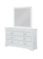 LOUIS PHILIP DRESSER MIRROR WHITE