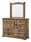 ELLA-MAE DRESSER MIRROR-RECLA.NATURAL