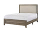 MILLIE UPHOLSTEREDOLSTERY BED ONE BOX -GREY
