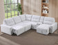 Snyder White 7-Piece Slider Sectional