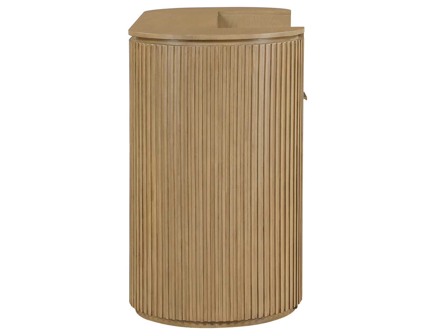 Colvin Reeded Bar, Toffee Finish