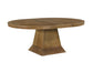 Vaughn 5-Piece Dining Set with Annie Barrel Chocolate Velvet Chairs