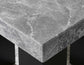 Artemis 54 inch Square
Gray Marble Top Counter Table, Black Finish