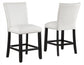 Artemis 24″ Counter Stool, White Vegan Leather