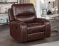 Keily Recliner, Manual Swivel, Glider, Brown