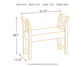 Abbonto Accent Bench Smyrna Furniture Outlet