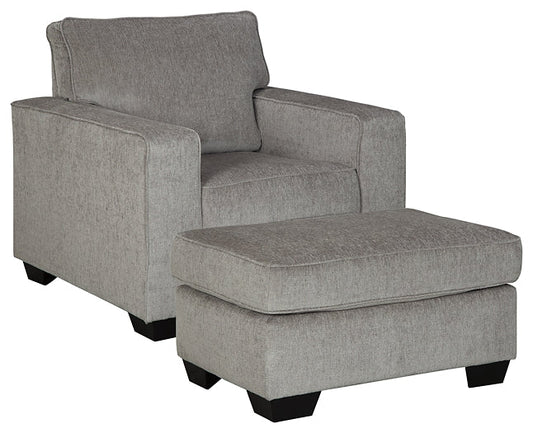 Altari Chair and Ottoman Smyrna Furniture Outlet