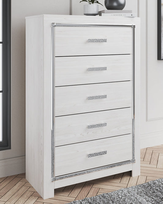Altyra Five Drawer Chest Smyrna Furniture Outlet