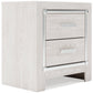 Altyra King Bookcase Headboard with Mirrored Dresser and 2 Nightstands Smyrna Furniture Outlet