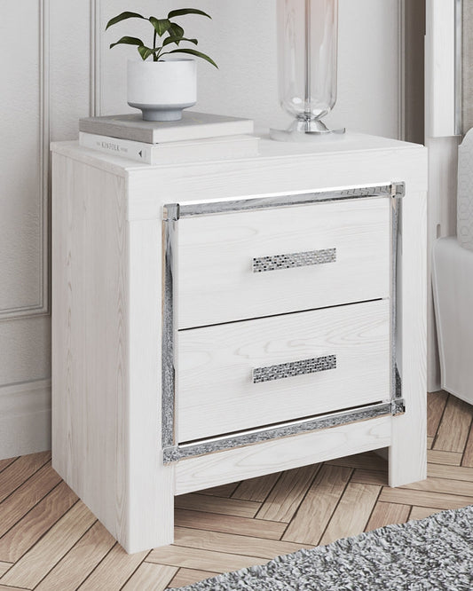 Altyra Two Drawer Night Stand Smyrna Furniture Outlet
