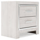 Altyra Two Drawer Night Stand Smyrna Furniture Outlet