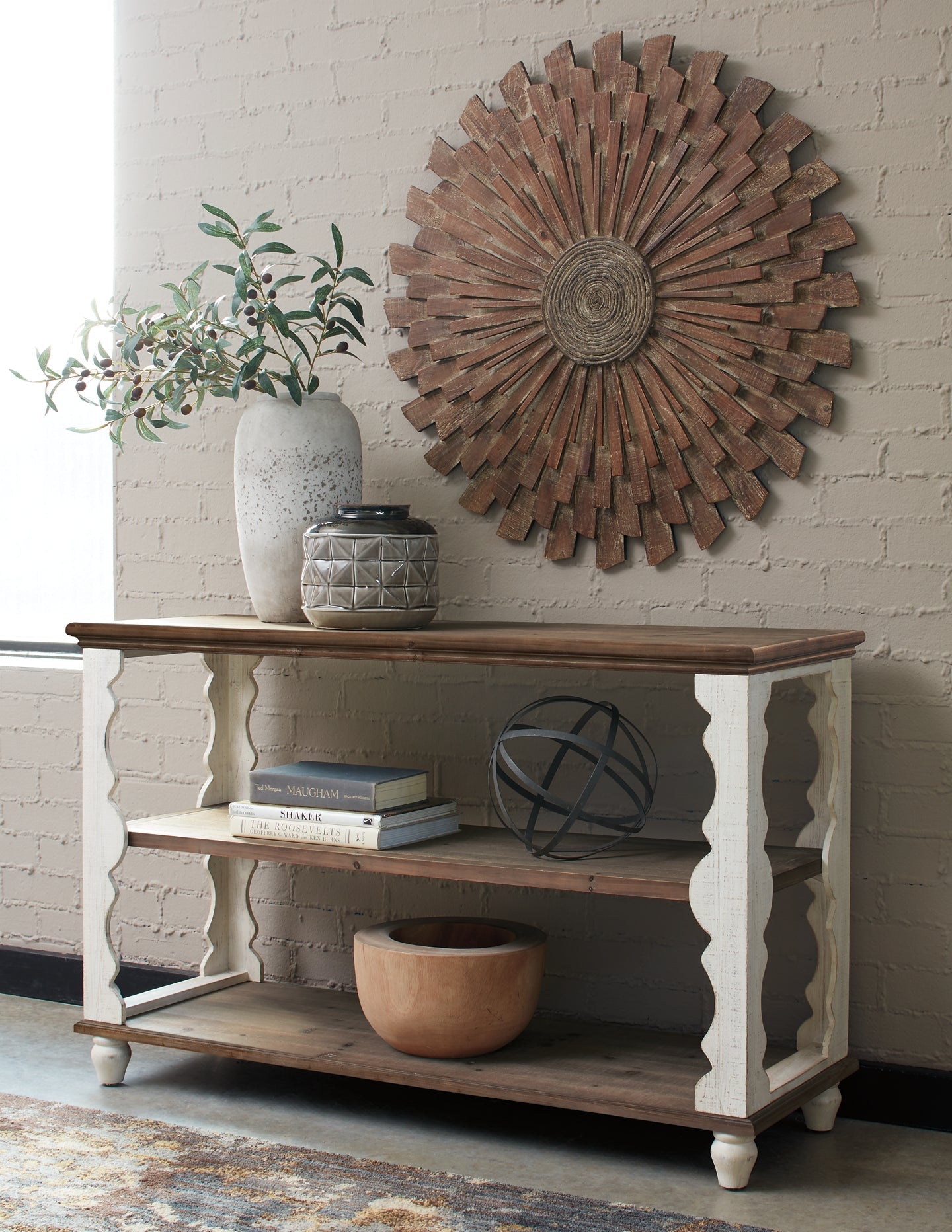 Alwyndale Console Sofa Table Smyrna Furniture Outlet