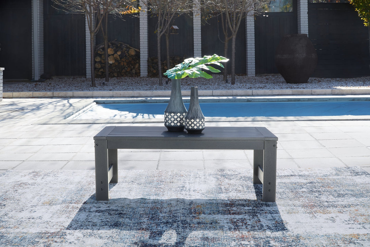 Amora Outdoor Coffee Table with 2 End Tables Smyrna Furniture Outlet