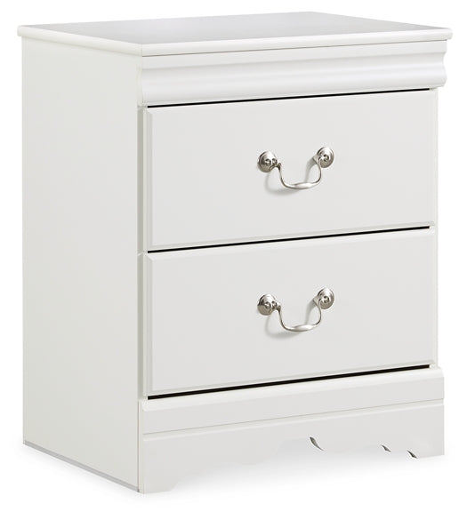 Anarasia Two Drawer Night Stand Smyrna Furniture Outlet