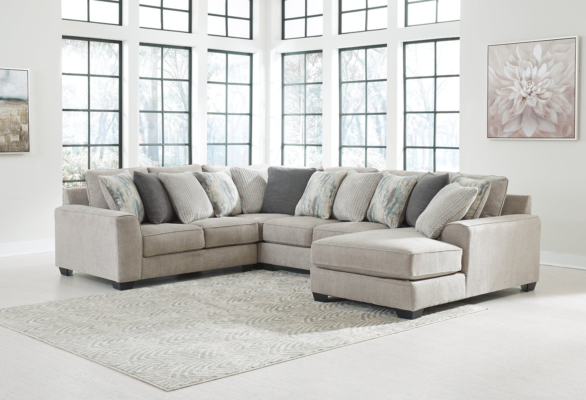 Ardsley 4-Piece Sectional with Chaise Smyrna Furniture Outlet