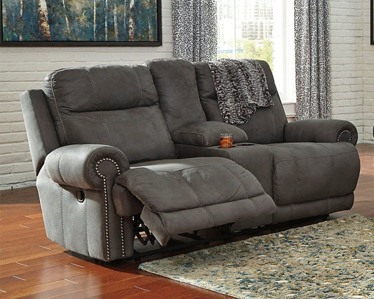 Austere DBL Rec Loveseat w/Console Smyrna Furniture Outlet