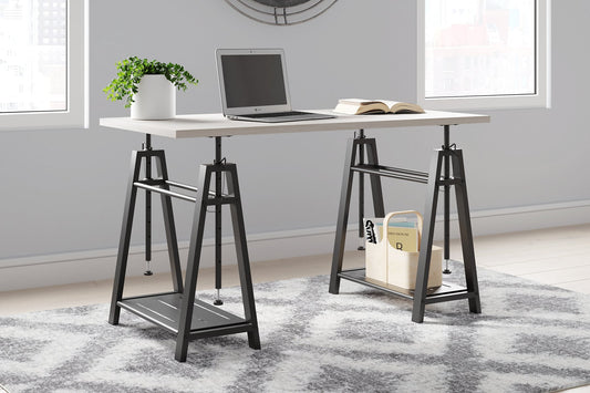 Bayflynn Adjustable Height Desk Smyrna Furniture Outlet