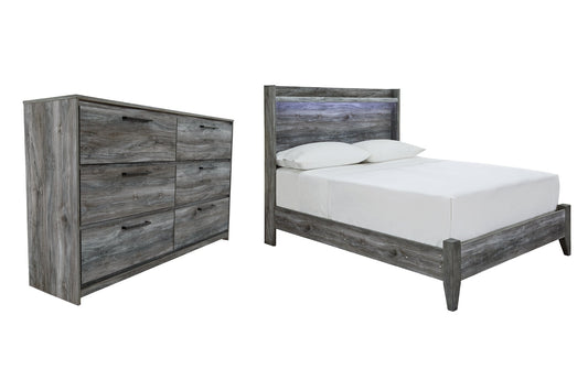 Baystorm Full Panel Bed with Dresser Smyrna Furniture Outlet
