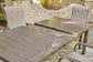 Beach Front Outdoor Dining Table and 6 Chairs Smyrna Furniture Outlet