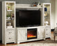 Bellaby 4-Piece Entertainment Center with Fireplace Smyrna Furniture Outlet