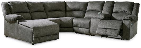 Benlocke 6-Piece Reclining Sectional with Chaise Smyrna Furniture Outlet