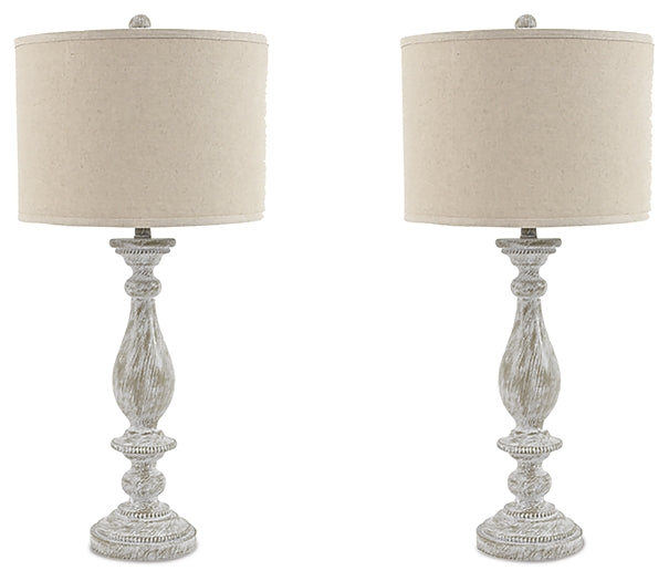 Bernadate Poly Table Lamp (2/CN) Smyrna Furniture Outlet