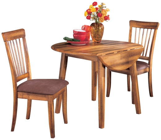 Berringer Dining Table and 2 Chairs Smyrna Furniture Outlet